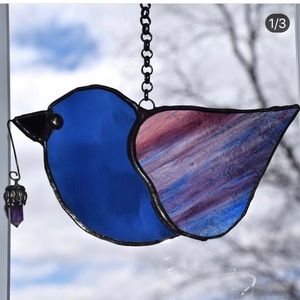 Stained glass bird